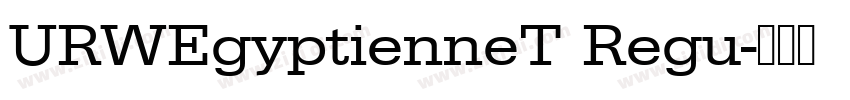 URWEgyptienneT Regu字体转换